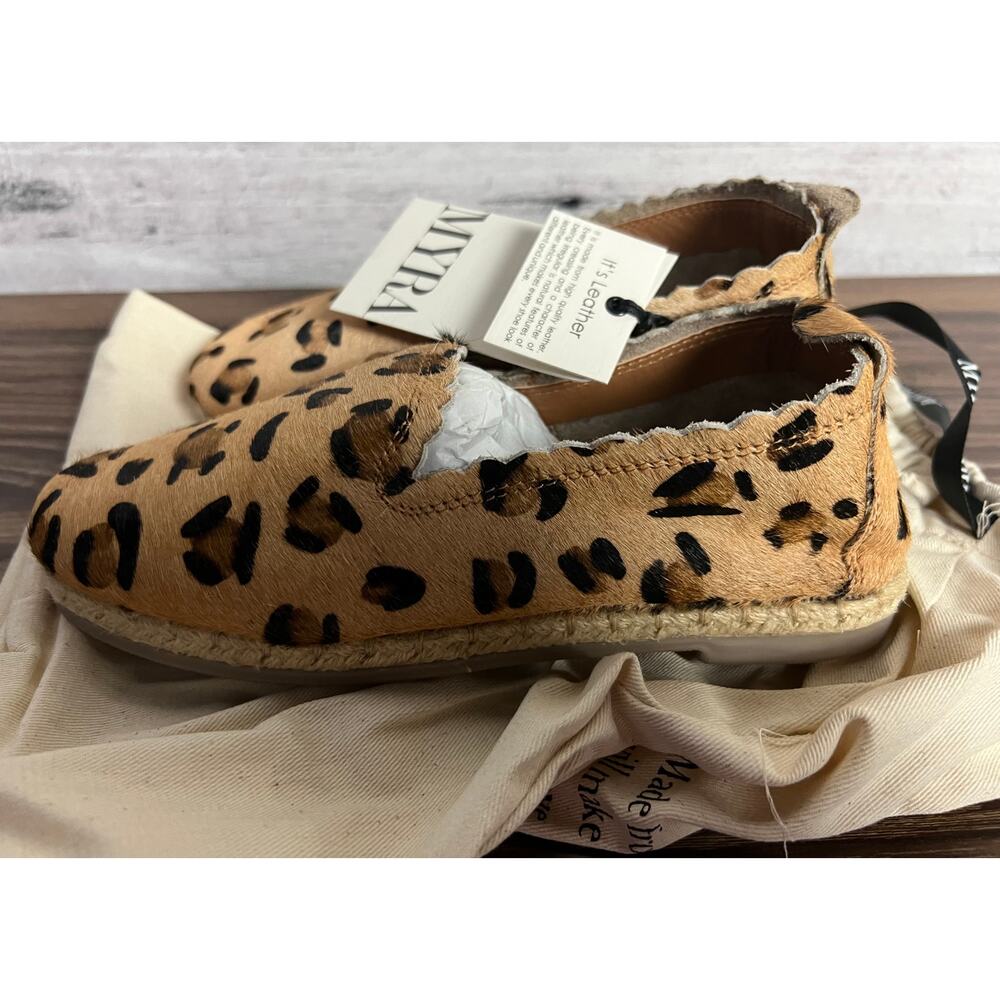 NWT Ladies Myra Bag Leopard Style Icon Espadrilles - Size 7 (fits like 5.5/6) - Picture 2 of 4